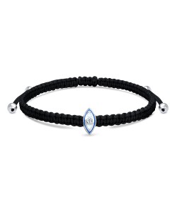 Evil Eye with Enamel Matt Rope Bracelet BR-306